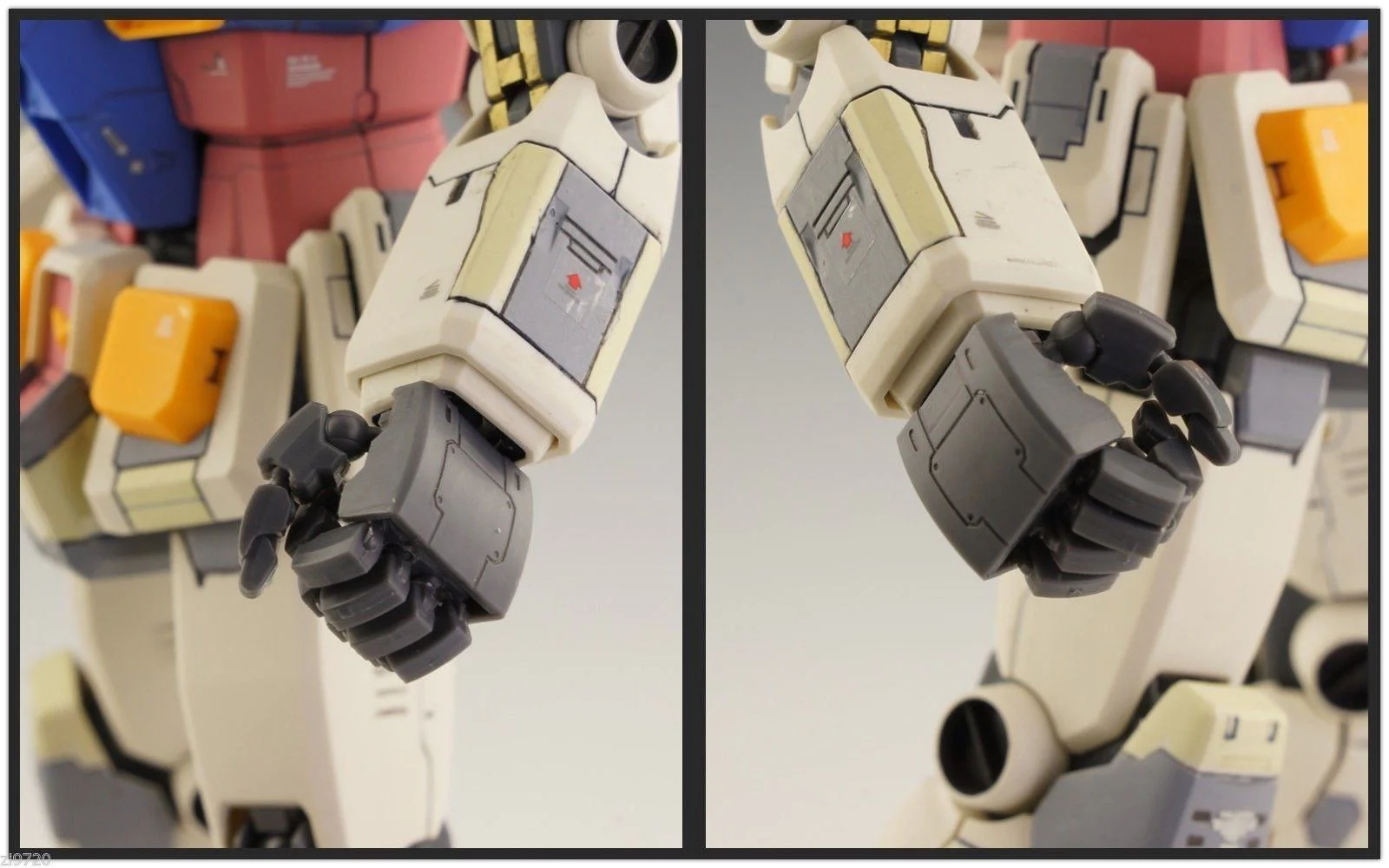 MG 1/100 all moving finger hands Full Action Palm - Image 7