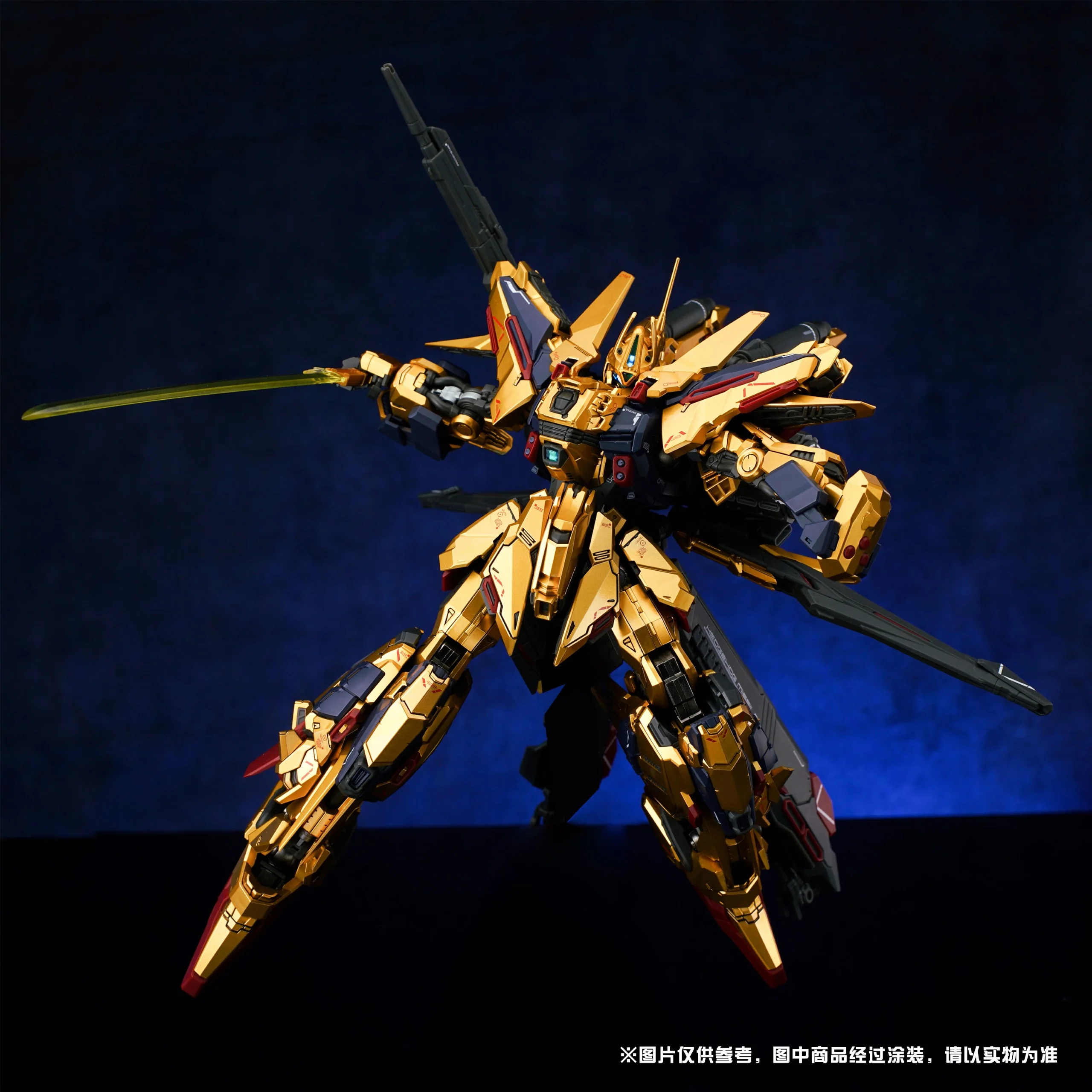 MG 1/100 Golden Warrior Model Kit - Image 7