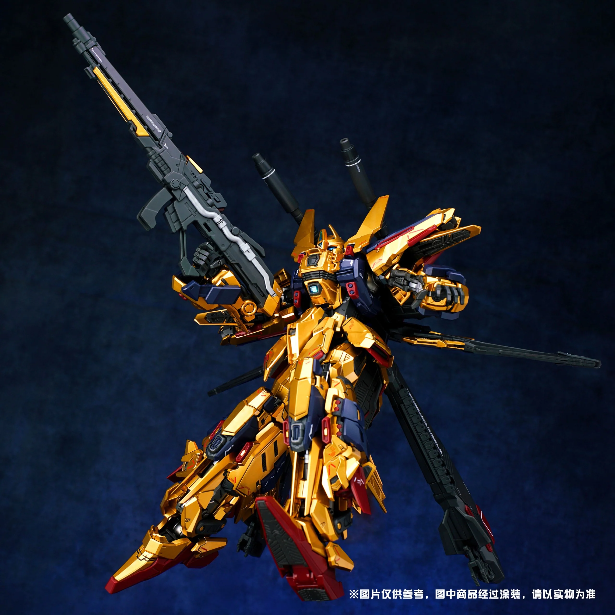 MG 1/100 Golden Warrior Model Kit - Image 8