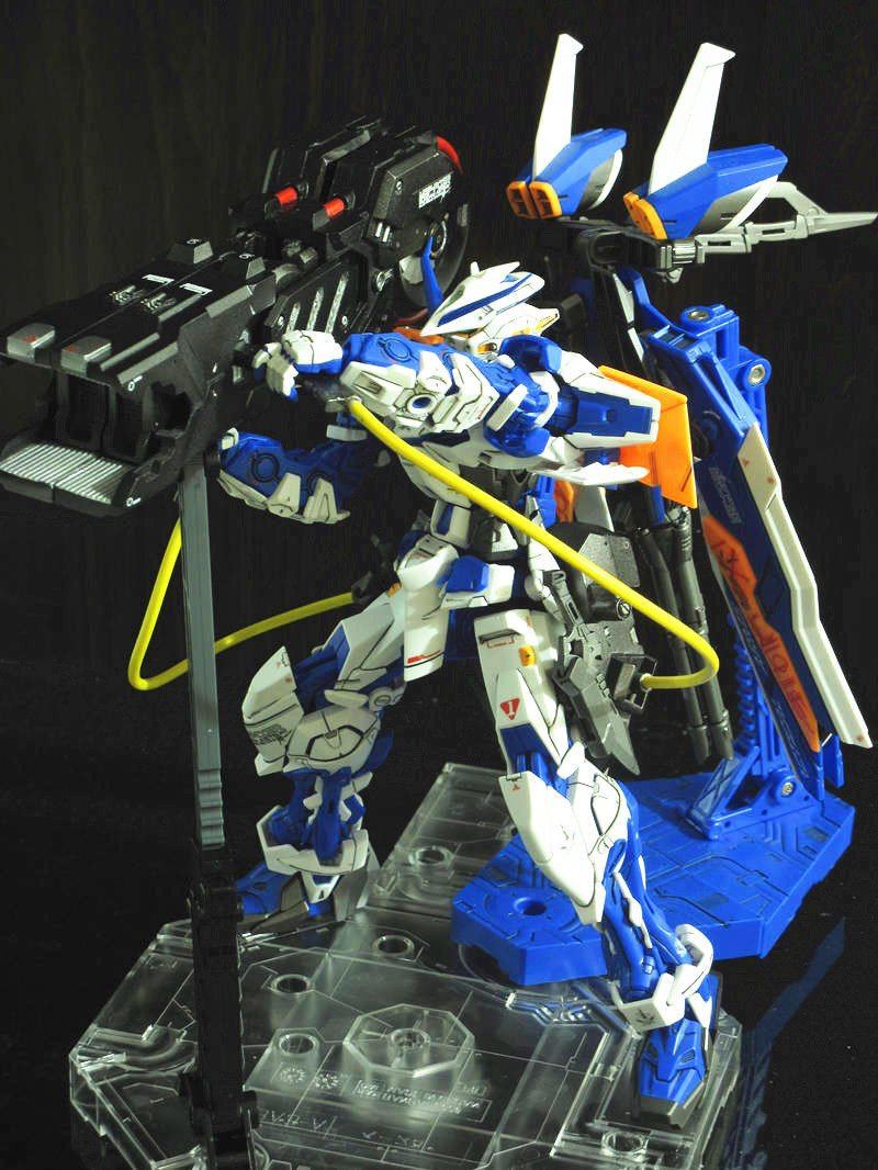 MG 1/100 Positron Blaster Gun For Banbai Seed Gundam Blue & Red Astray Model kit - Image 3