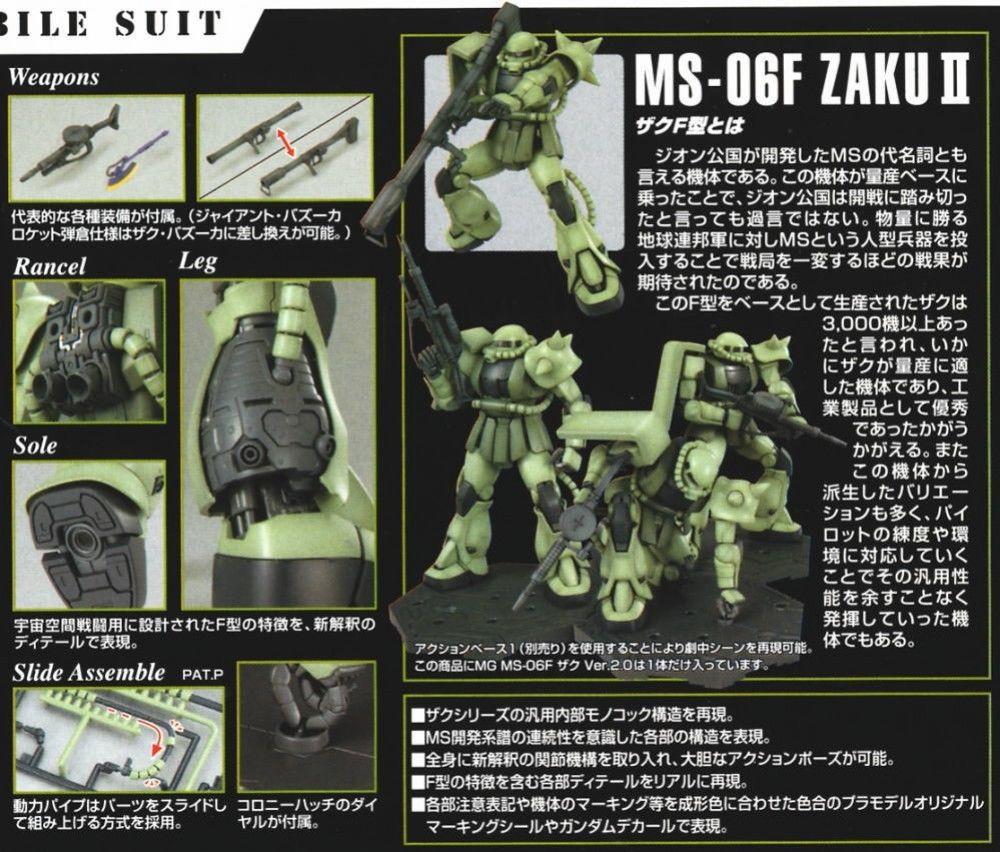 MG MS-06F Zaku2 Ver.2.0 - Image 5