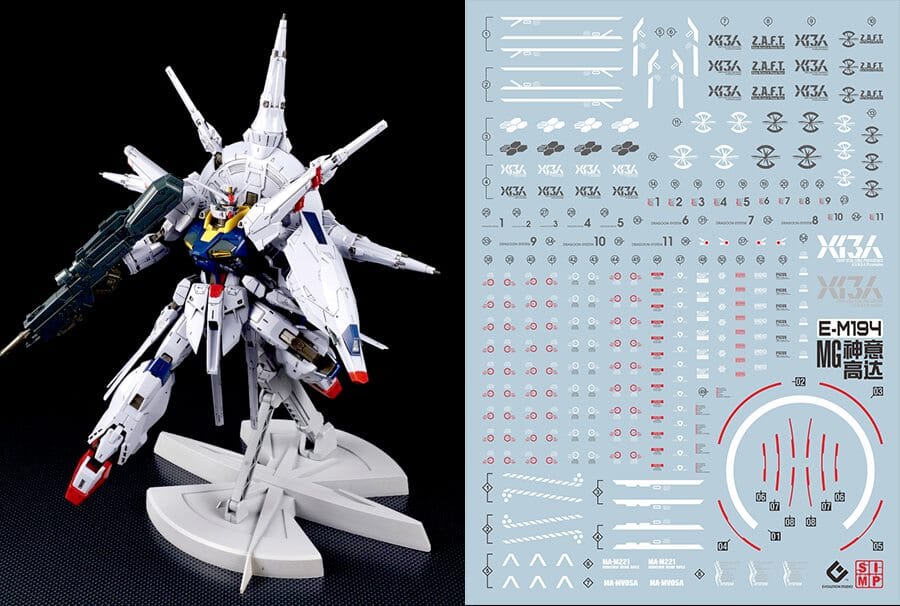 F06 MG Providence Gundam Water Slide Decal