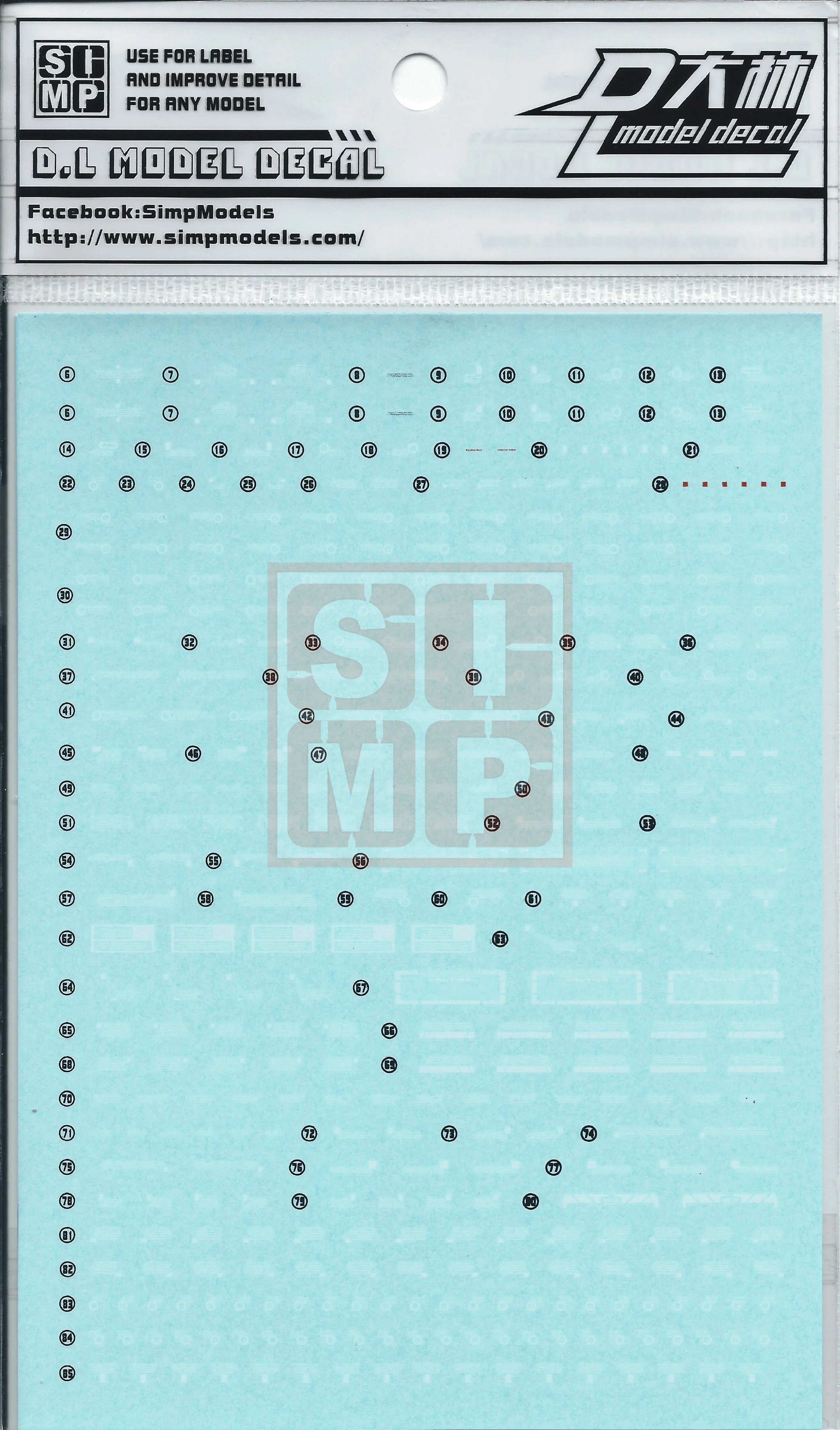 MG unicorn Full Armor Water Slide Decal - Image 3