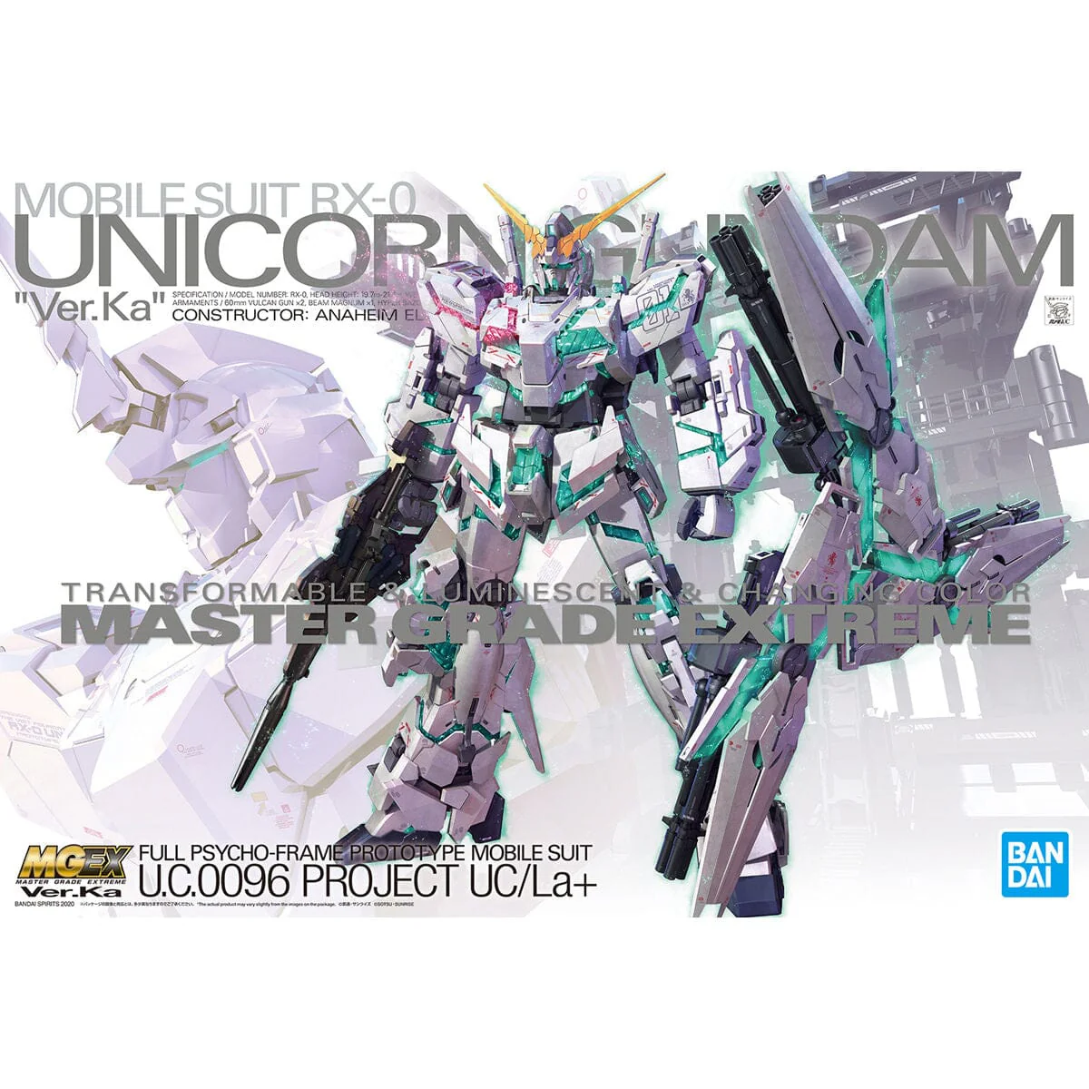 MGEX 1/100 Unicorn Gundam (Ver.Ka) - Image 2