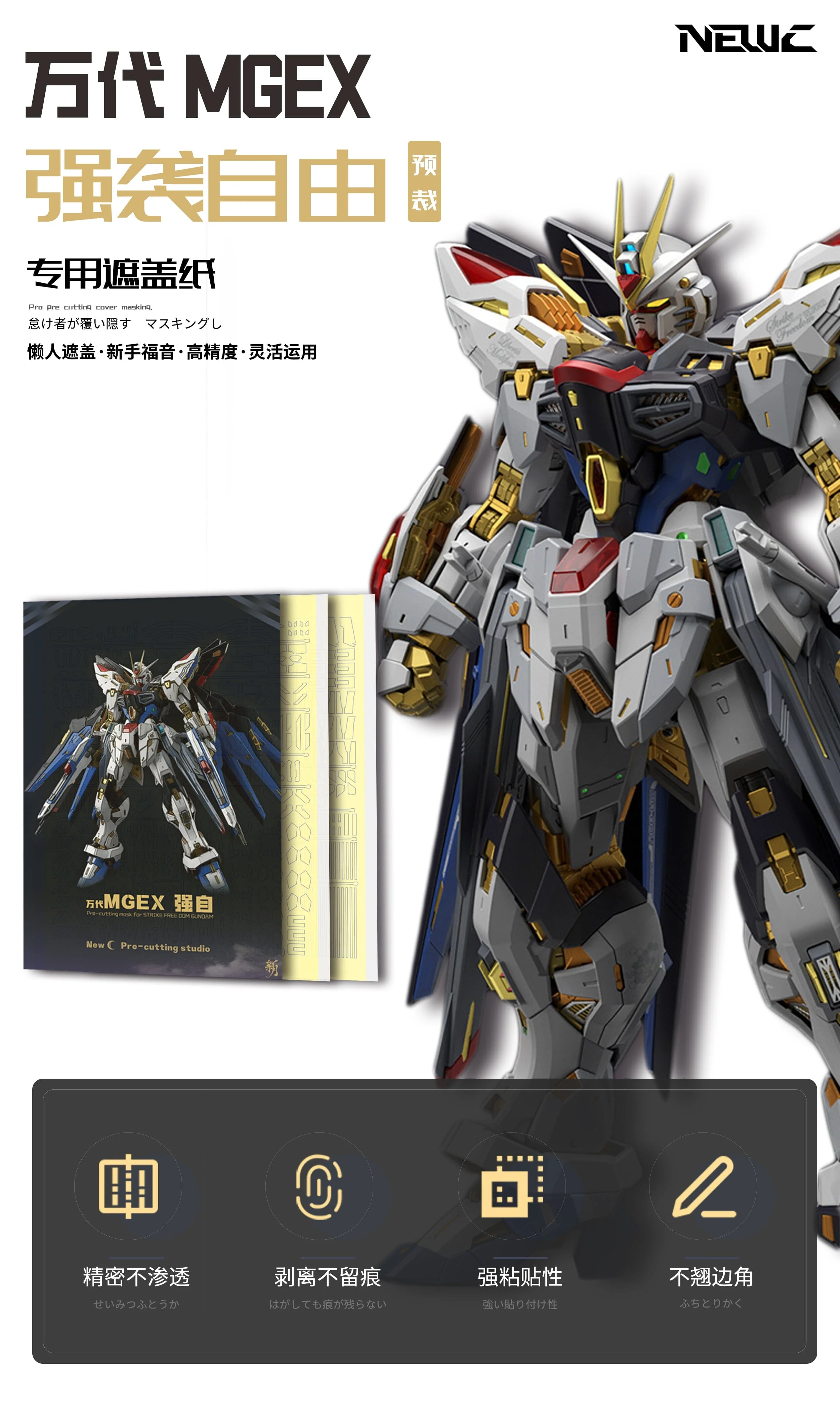 MGEX Strike Freedom Pre-Cut Masking - Image 4