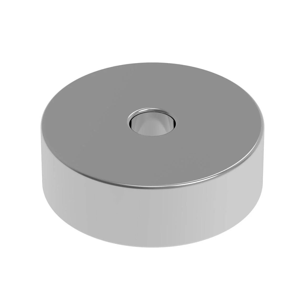 Neodymium Magnet N52 Round Shape with Shaft Hole Diameter 6mm x Height 2mm(4pcs)