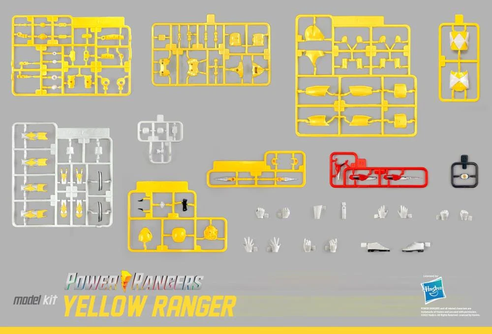 Mighty Morphin Power Rangers Furai 32 Yellow Ranger Model Kit - Image 11