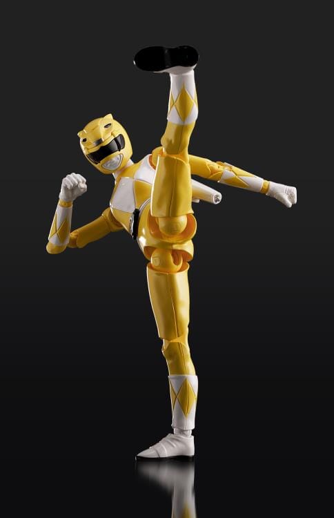 Mighty Morphin Power Rangers Furai 32 Yellow Ranger Model Kit - Image 4
