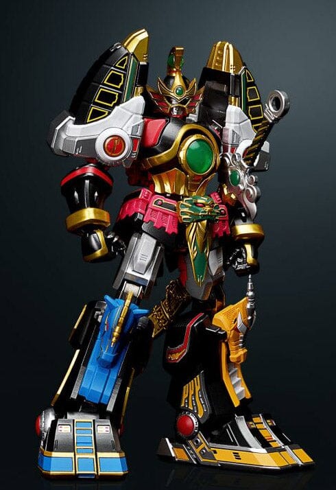 Mighty Morphin Power Rangers Metal Power Thunder Megazord Figure - Image 3