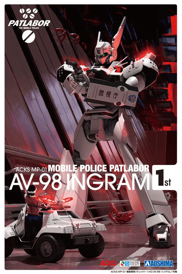 Mobile Police Patlabor AV-98 Ingram Unit 1 1/43 Scale Model Kit - Image 2