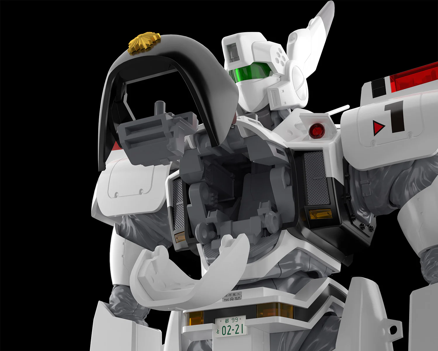 Mobile Police Patlabor AV-98 Ingram Unit 1 & Special Command Vehicle Type 98 1/43 Scale Model Kit - Image 9