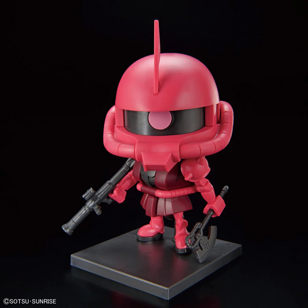 Mobile Suit Gundam Gunpla-kun Model Series Char's Zaku-kun (Runner Ver. with Reproduction Parts) 1/1 Scale Model Kit - Image 3