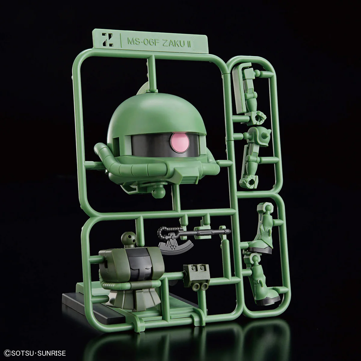 Mobile Suit Gundam Gunpla-kun Model Series Zakupla-kun (Runner Ver. with Reproduction Parts) 1/1 Scale Model Kit - Image 7