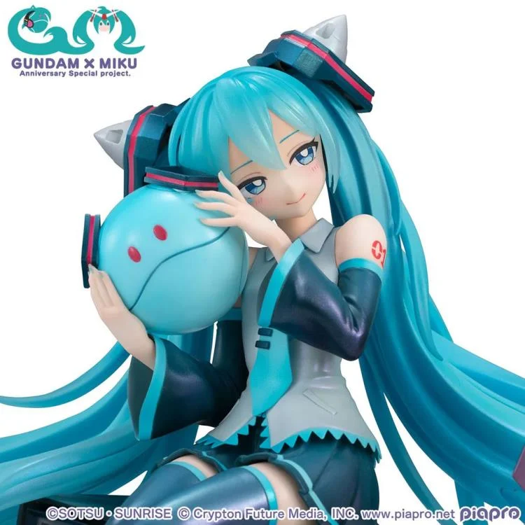 Mobile Suit Gundam 45th Anniversary x Hatsune Miku Lucrea Hatsune Miku x 00 Gundam Figure - Image 8