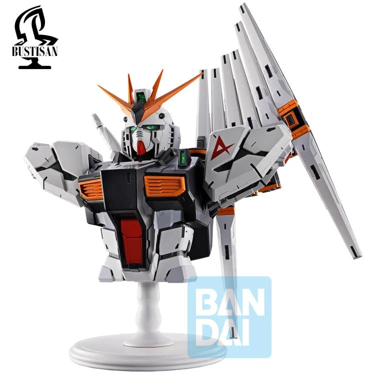Mobile Suit Gundam Char's Counterattack Bustisan Ichibansho Nu Gundam Figure - Image 3
