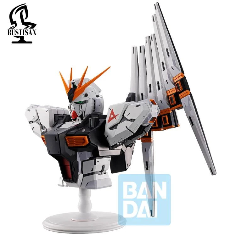 Mobile Suit Gundam Char's Counterattack Bustisan Ichibansho Nu Gundam Figure - Image 4
