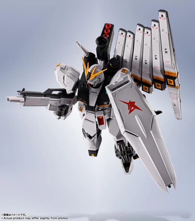 Mobile Suit Gundam Char's Counterattack Metal Robot Spirits Nu Gundam Action Figure - Image 4