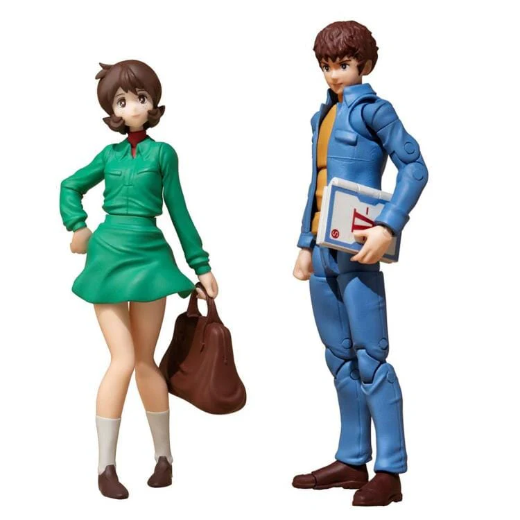 Mobile Suit Gundam G.M.G. Earth Federation 07 Amuro Ray & Fraw Bow Two-Pack - Image 2