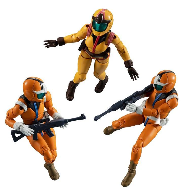 Mobile Suit Gundam G.M.G. Earth Federation Force 04, 05, 06 Sayla Mass Set of 3 Figures (With Bonus) - Image 5