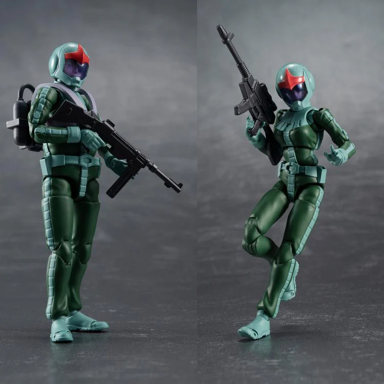 Mobile Suit Gundam G.M.G. Principality of Zeon Standard Infantry Soldier and Char Aznable Set of 3 Figures - Image 6