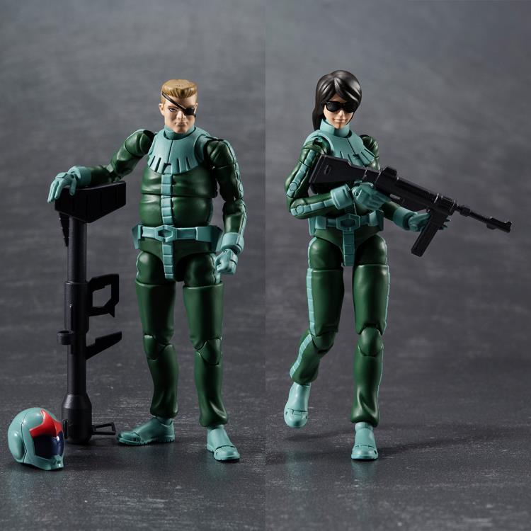 Mobile Suit Gundam G.M.G. Principality of Zeon Standard Infantry Soldier and Char Aznable Set of 3 Figures - Image 7