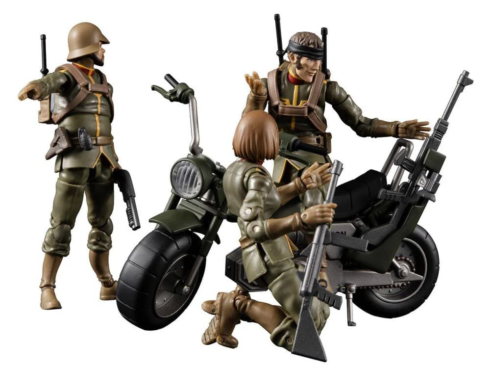 Mobile Suit Gundam G.M.G. Principality of Zeon Team Ramba Ral & Motorcycle Set (With Gift) - Image 15