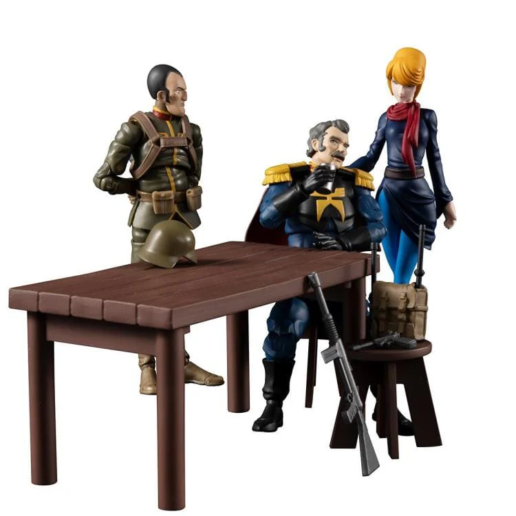 Mobile Suit Gundam G.M.G. Principality of Zeon Team Ramba Ral & Motorcycle Set (With Gift) - Image 2