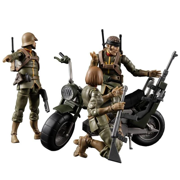 Mobile Suit Gundam G.M.G. Principality of Zeon 08 VSP General Soldier & Motorcycle - Image 6