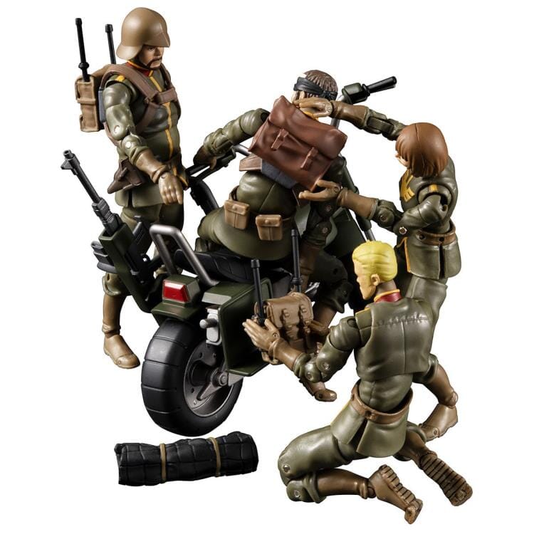 Mobile Suit Gundam G.M.G. Principality of Zeon 08 VSP General Soldier & Motorcycle - Image 7