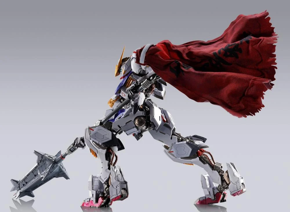 Mobile Suit Gundam Iron-Blooded Orphans Metal Build Gundam Barbatos & Boomerang Mace (4th Form) Action Figure - Image 7