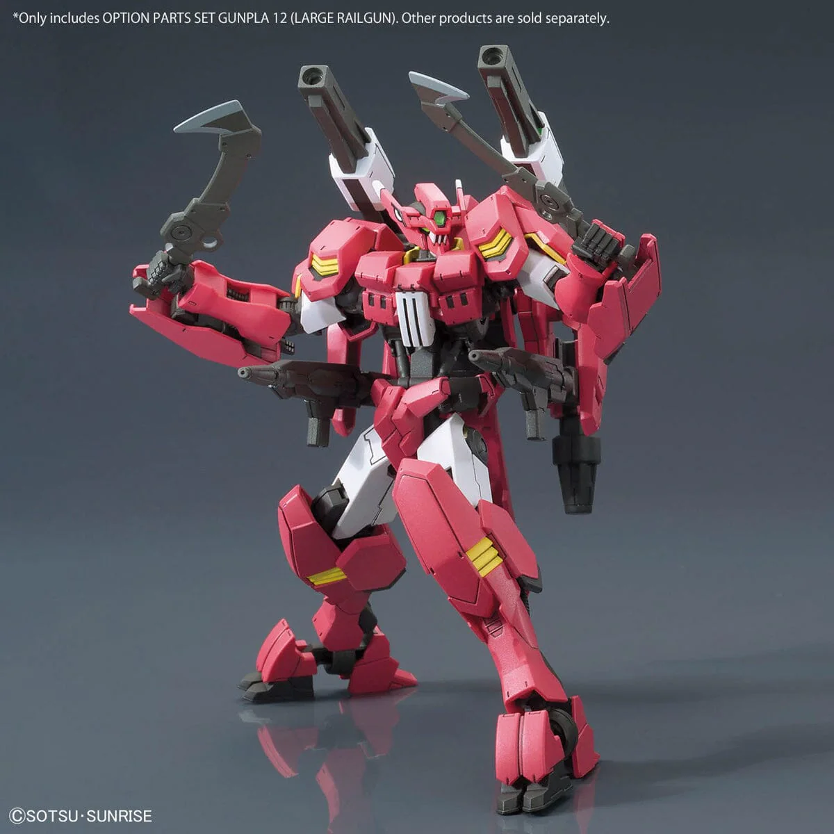 Mobile Suit Gundam Iron-Blooded Orphans Option Parts Set Gunpla 12 Large Railgun 1/144 Scale Accessory Set - Image 8