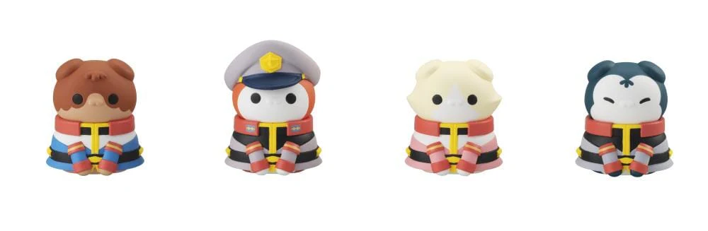 Mobile Suit Gundam Mega Cat Project Nyandam! Earth Federation Forces Box of 8 Figures (With Gift) - Image 25