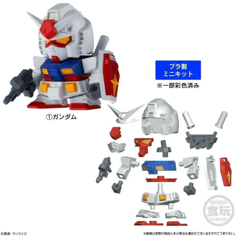 Mobile Suit Gundam Operation V SD Gundam Box of 12 Model Kits - Image 3
