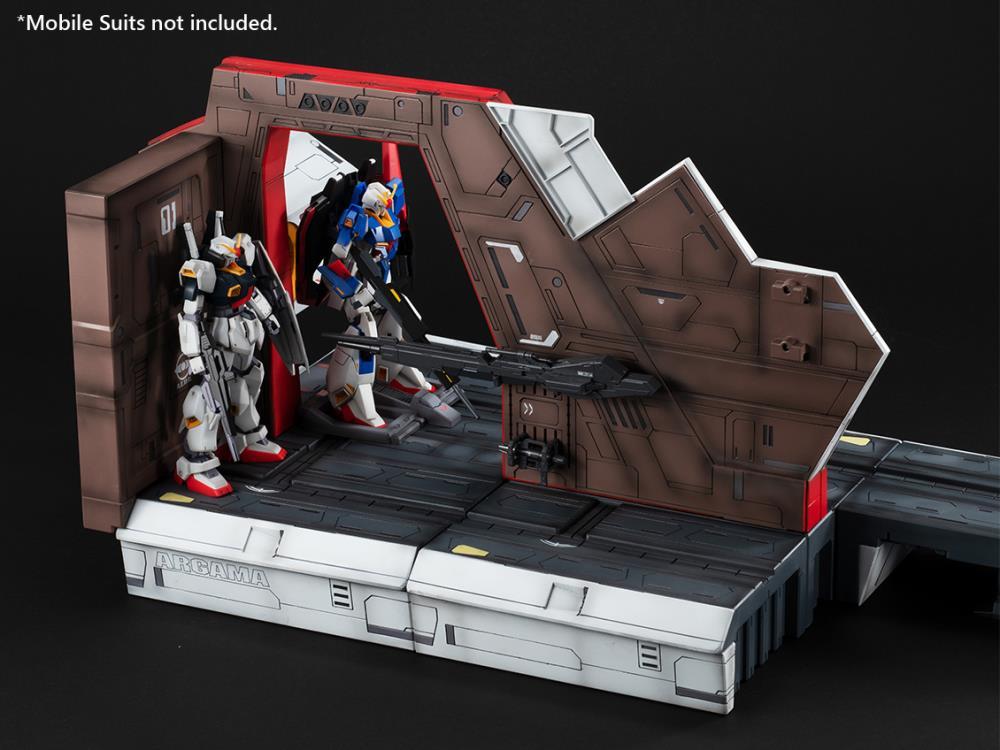 Mobile Suit Gundam Realistic Model Series 1/144 Scale Z Gundam Argama Catapult Deck - Image 5
