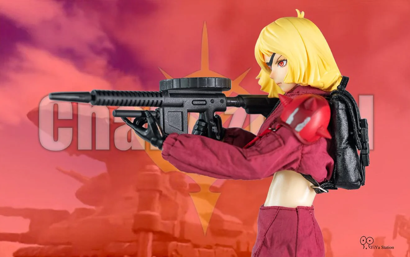 Mobile Suit Gundam Sayla Mass (Char's Zaku Costume) 1/9 Scale Figure - Image 11