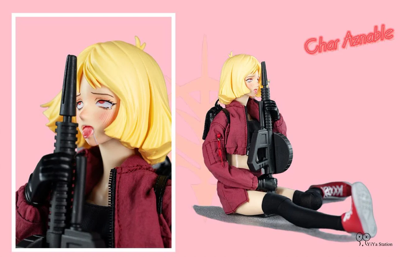 Mobile Suit Gundam Sayla Mass (Char's Zaku Costume) 1/9 Scale Figure - Image 14