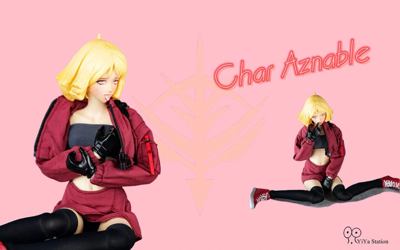 Mobile Suit Gundam Sayla Mass (Char's Zaku Costume) 1/9 Scale Figure - Image 15