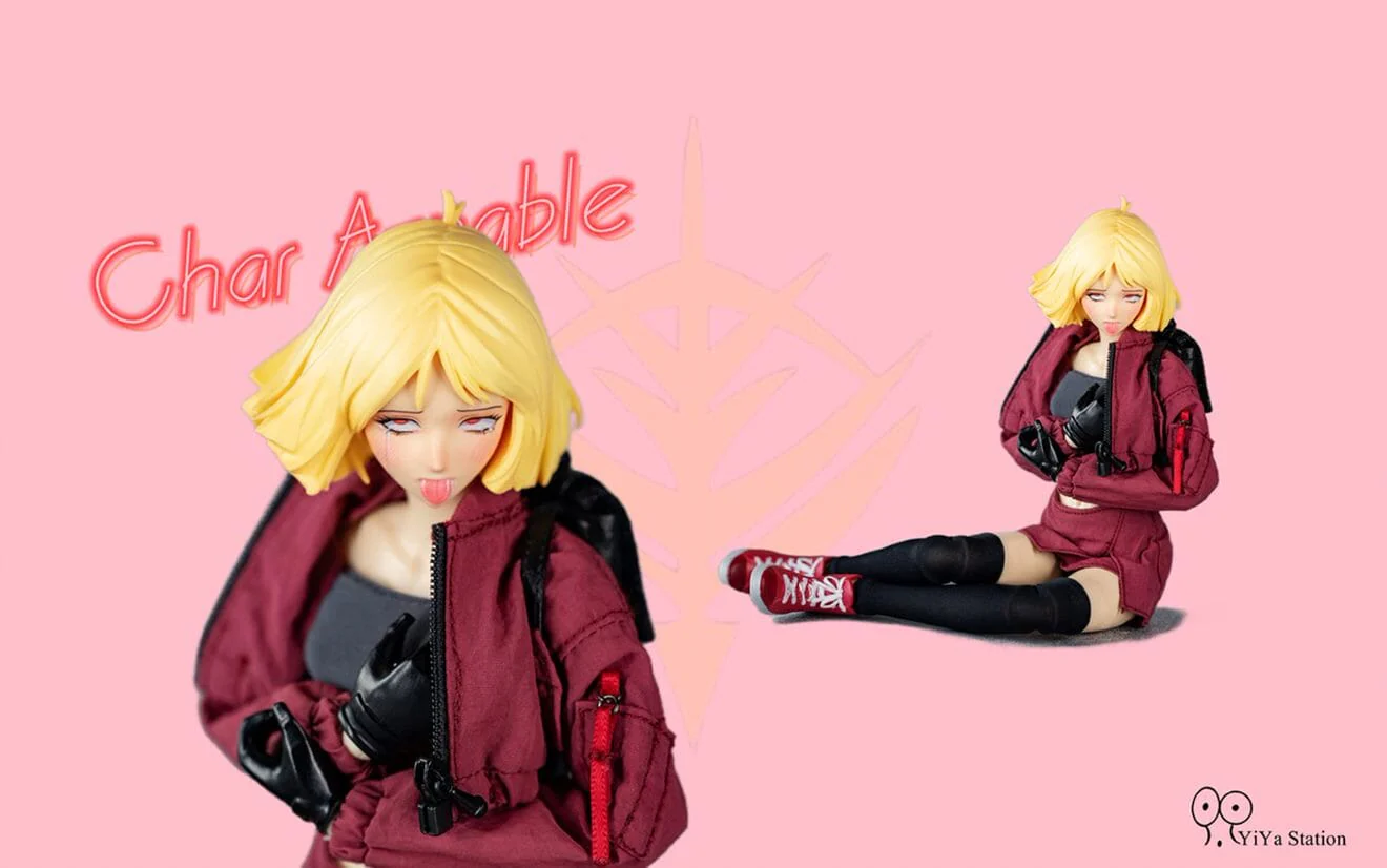 Mobile Suit Gundam Sayla Mass (Char's Zaku Costume) 1/9 Scale Figure - Image 17