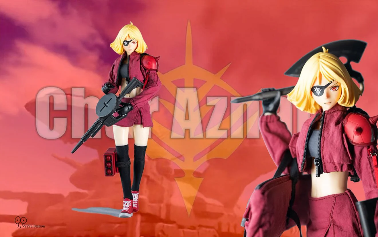 Mobile Suit Gundam Sayla Mass (Char's Zaku Costume) 1/9 Scale Figure - Image 4