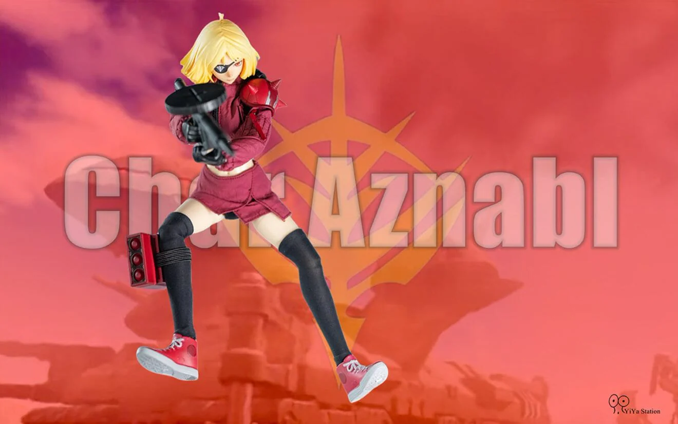 Mobile Suit Gundam Sayla Mass (Char's Zaku Costume) 1/9 Scale Figure - Image 6