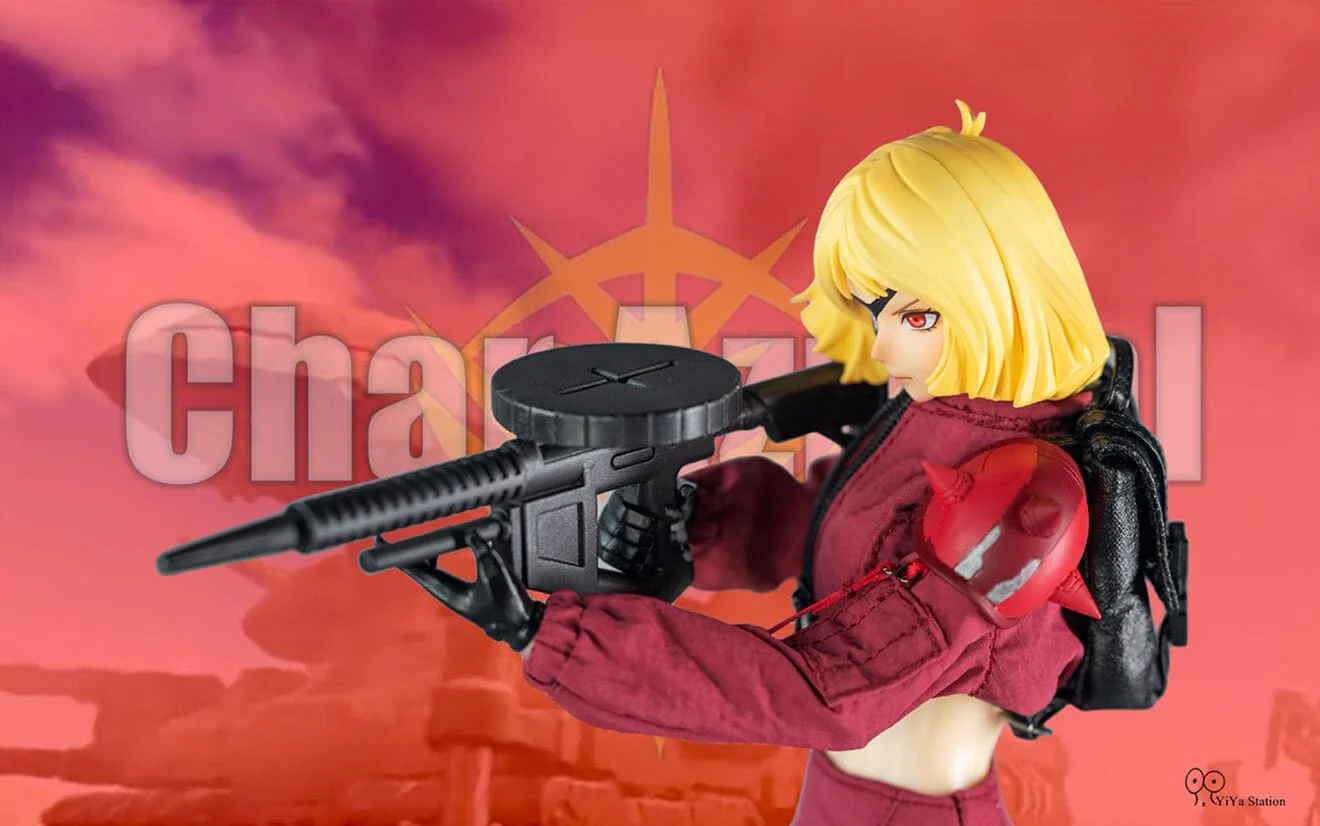 Mobile Suit Gundam Sayla Mass (Char's Zaku Costume) 1/9 Scale Figure - Image 8