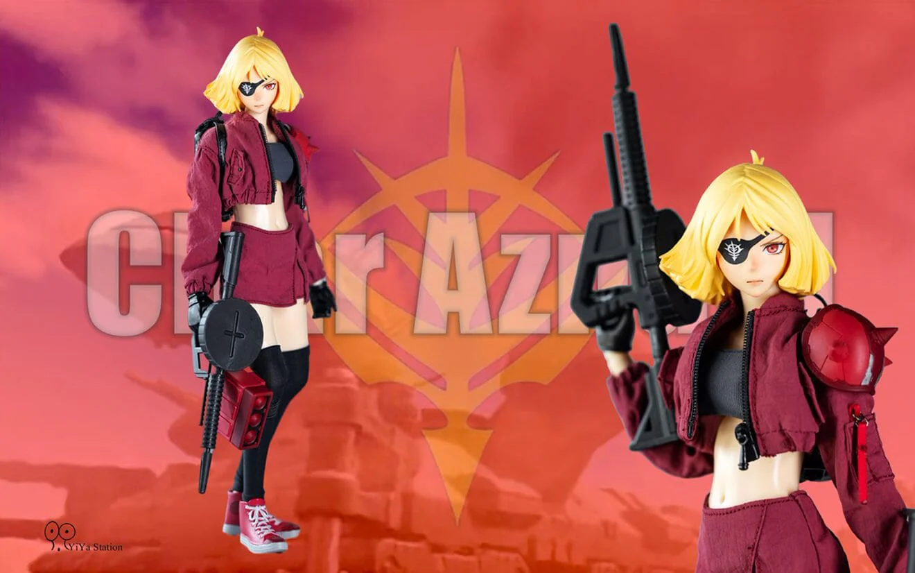 Mobile Suit Gundam Sayla Mass (Char's Zaku Costume) 1/9 Scale Figure - Image 9