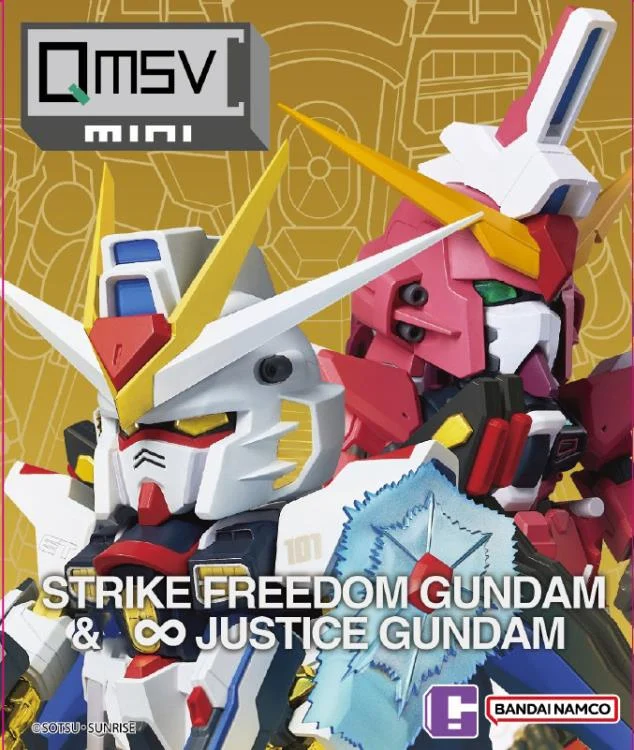 Mobile Suit Gundam SEED Freedom QMSV Mini Strike Freedom Gundam & Infinity Justice Gundam Box of 8 Random Figures - Image 23