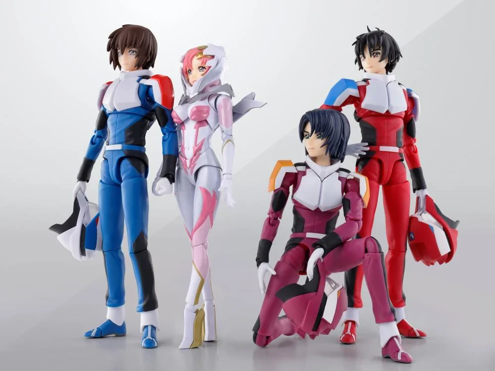 Mobile Suit Gundam SEED Freedom S.H.Figuarts Lacus Clyne (Pilot Suits Ver.) Cockpit Parts Action Figure Set - Image 9