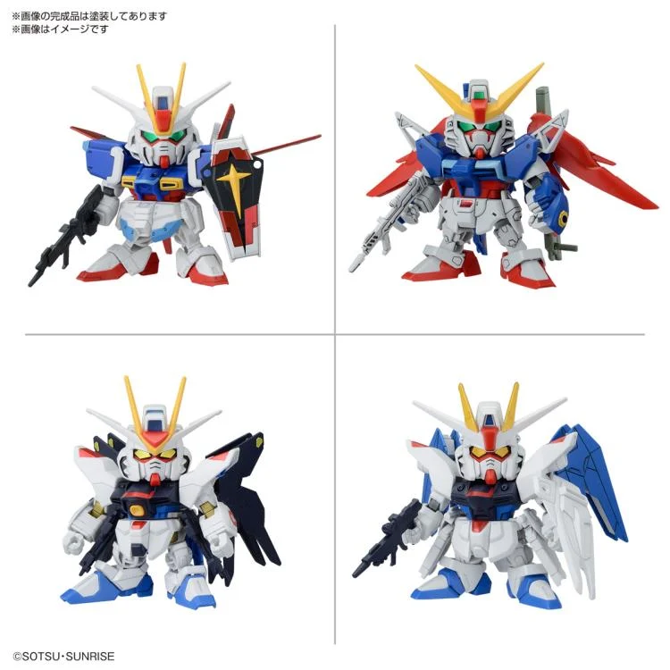 Mobile Suit Gundam SEED SD Gundam BB Senshi C.E. Fateful Showdown Set of 4 Model Kits - Image 3