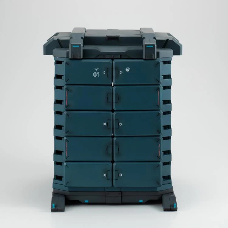 Mobile Suit Gundam The Witch From Mercury Realistic Model Series G Structure (GS07-A) MS Container (Weathering Color Edition) - Image 2