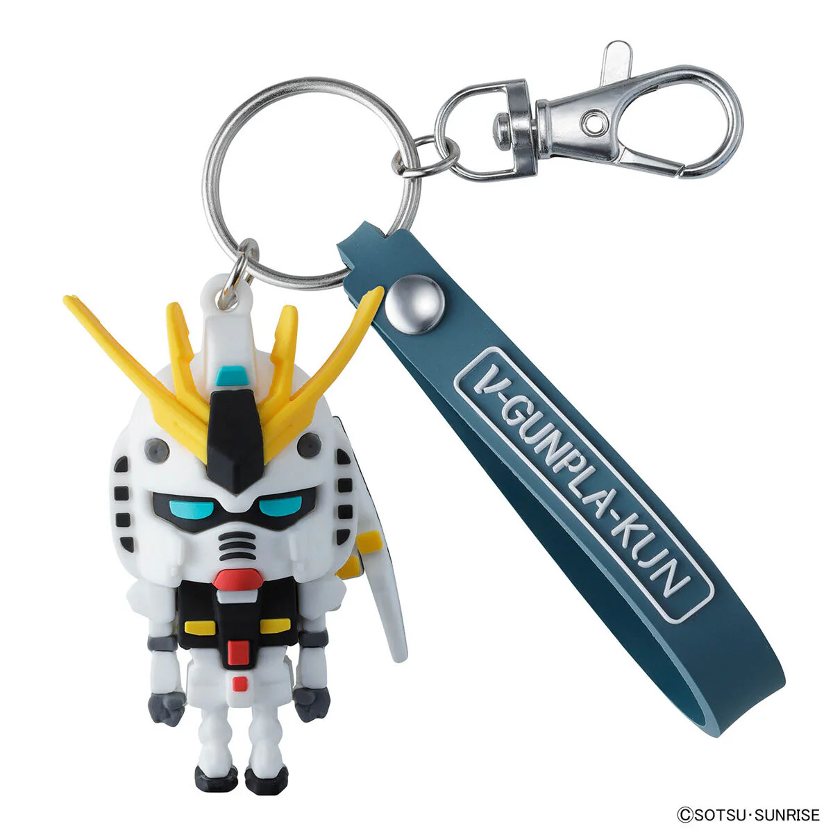 Mobile Suit Gundam V-Gunpla-kun Rubber Mascot Keychain - Image 2