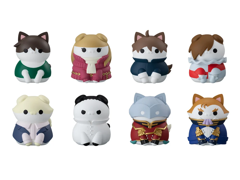 Mobile Suit Gundam Wing Mega Cat Project Nyandum Wing Cat Transformation Box of 8 Random Figures