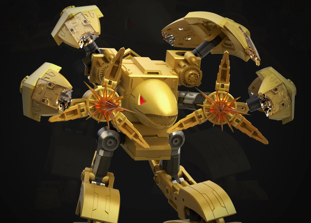 Model Universe Robo Warriors The Adventures of Luo Luo Golden Iron Beast