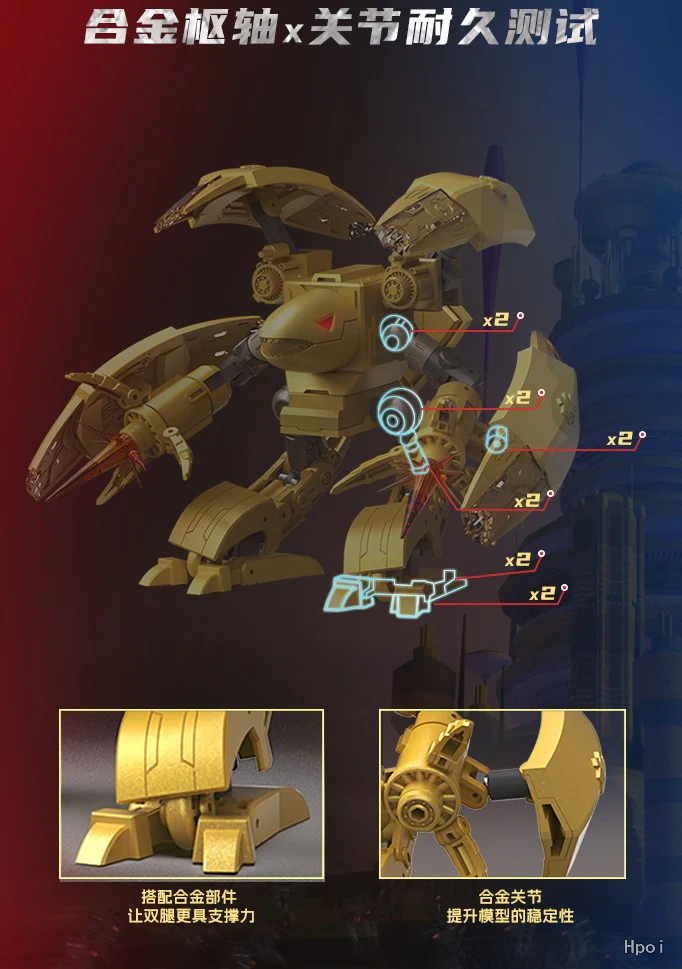 Model Universe Robo Warriors The Adventures of Luo Luo Golden Iron Beast - Image 8